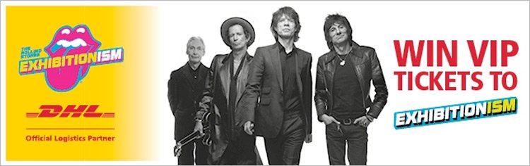 Win VIP tickets to Exhibitionism - The Rolling Stones, delivered by DHL
