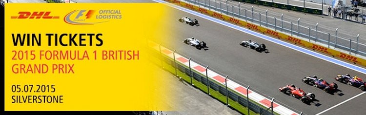 Win a pair of tickets to the 2015 FORMULA 1 BRITISH GRAND PRIX!