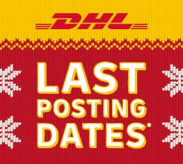DHL's last posting dates for Christmas 2019