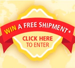 Win a FREE shipment to anywhere in the world