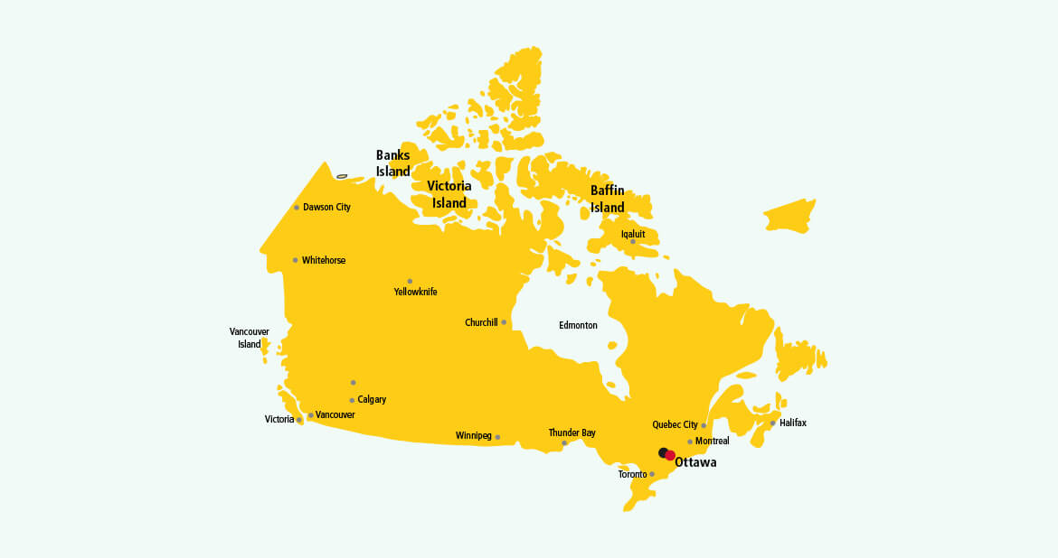 Parcel delivery to Canada with DHL